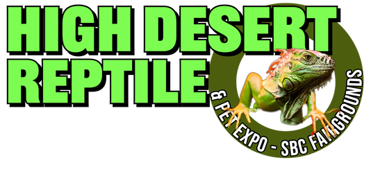 PictureHigh Desert Reptile & Pet Expo Logo - Victorville Reptile Expo, December 3rd and 4th, 2022. SBC Fairgrounds.